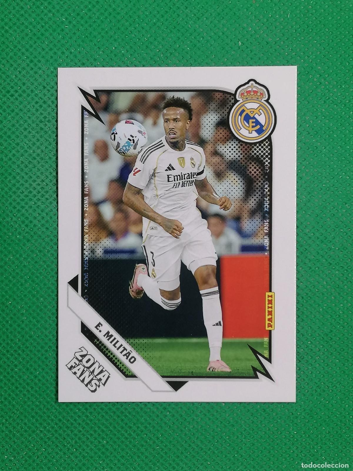 Cartes &agrave; collectionner de Football: 33 EDER MILITAO ZONA FANS ⚽ PANINI CLUB REAL MADRID CARD 25 26 2025 2026 ⚽