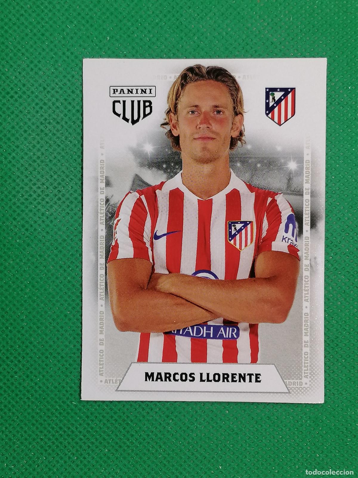 Cartes &agrave; collectionner de Football: 8 MARCOS LLORENTE BASE CARD ⚽ PANINI CLUB ATLETICO MADRID CARD 25 26 2025 2026 ⚽