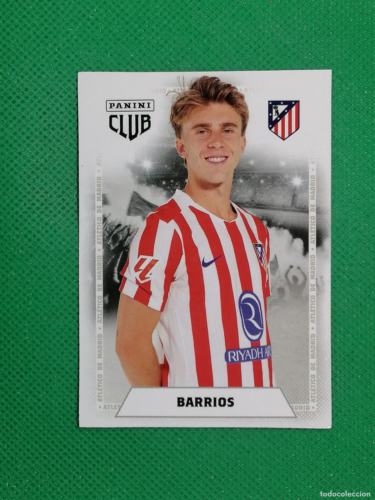 Cartes &agrave; collectionner de Football: 18 BARRIOS BASE CARD ⚽ PANINI CLUB ATLETICO MADRID CARD 25 26 2025 2026 ⚽