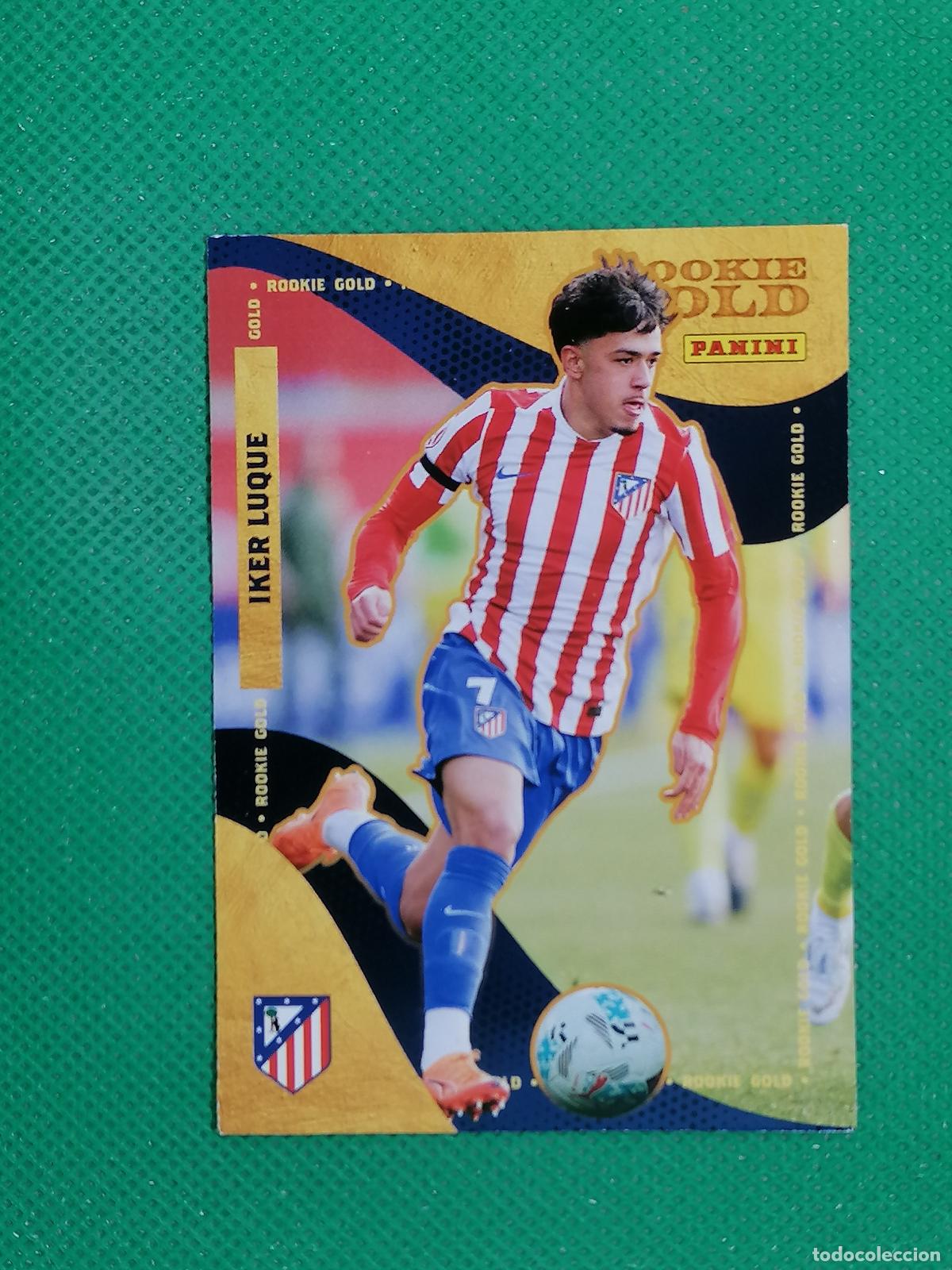 Cromos de F&uacute;tbol: 58 IKER LUQUE ROOKIE GOLD ⚽ PANINI CLUB ATLETICO MADRID CARD 25 26 2025 2026 ⚽
