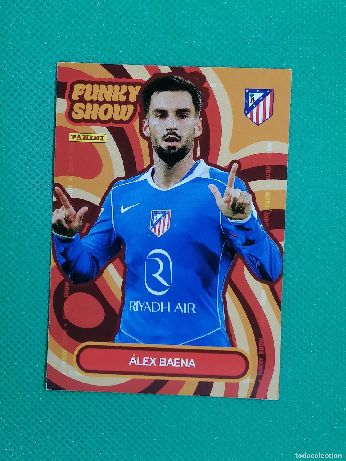 Cromos de F&uacute;tbol: 50 ALEX BAENA FUNKY SHOW ⚽ PANINI CLUB ATLETICO MADRID CARD 25 26 2025 2026 ⚽