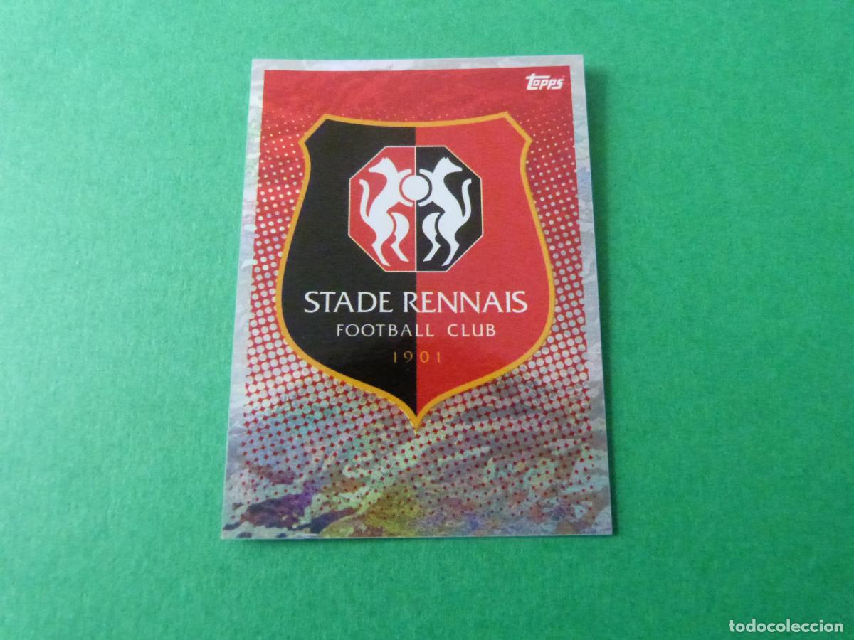 Cromos de F&uacute;tbol: CROMO FUTBOL ESCUDO STADE RENNAIS F.C. SIN PEGAR N&ordm; 1 CHAMPIONS LEAGUE 2020-2021/20-21 TOPPS