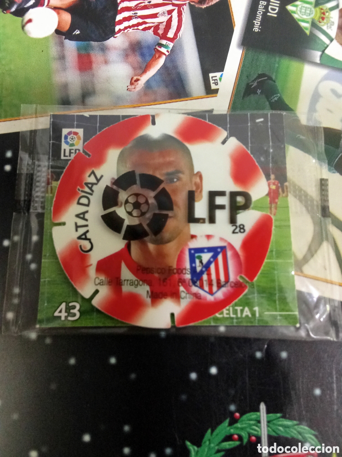 Cromos de F&uacute;tbol: N&ordm; 28 CATA DIAZ AT. MADRID TAZO LIGA 2012-2013 MATULIGA 12-13 MATUTANO. NUEVO
