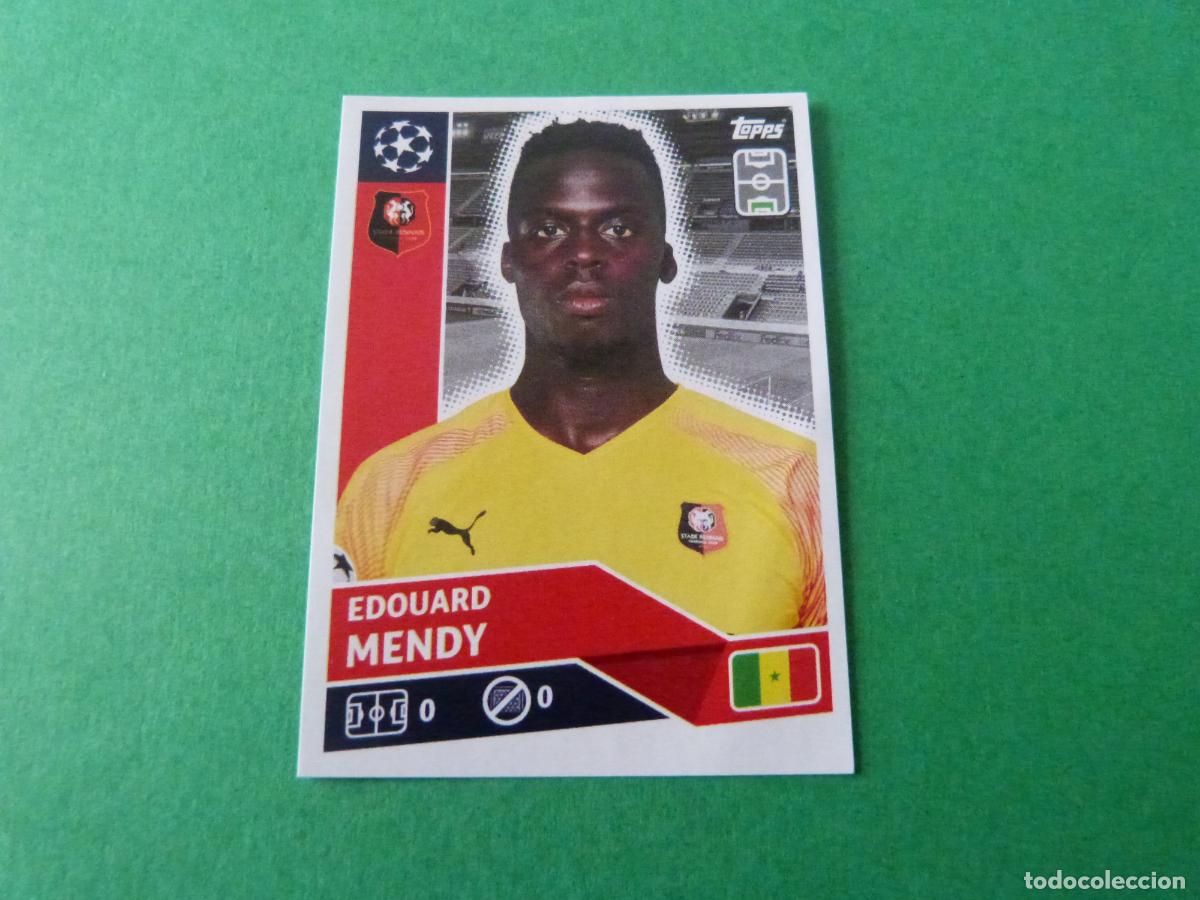 Cromos de F&uacute;tbol: CROMO FUTBOL MENDY STADE RENNAIS F.C. SIN PEGAR N&ordm; 3 CHAMPIONS LEAGUE 2020-2021/20-21 TOPPS