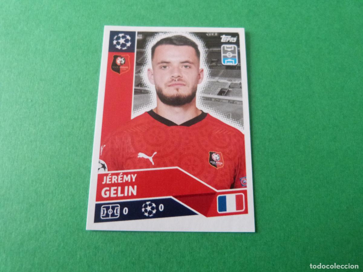 Cromos de F&uacute;tbol: CROMO FUTBOL GELIN STADE RENNAIS F.C. SIN PEGAR N&ordm; 5 CHAMPIONS LEAGUE 2020-2021/20-21 TOPPS