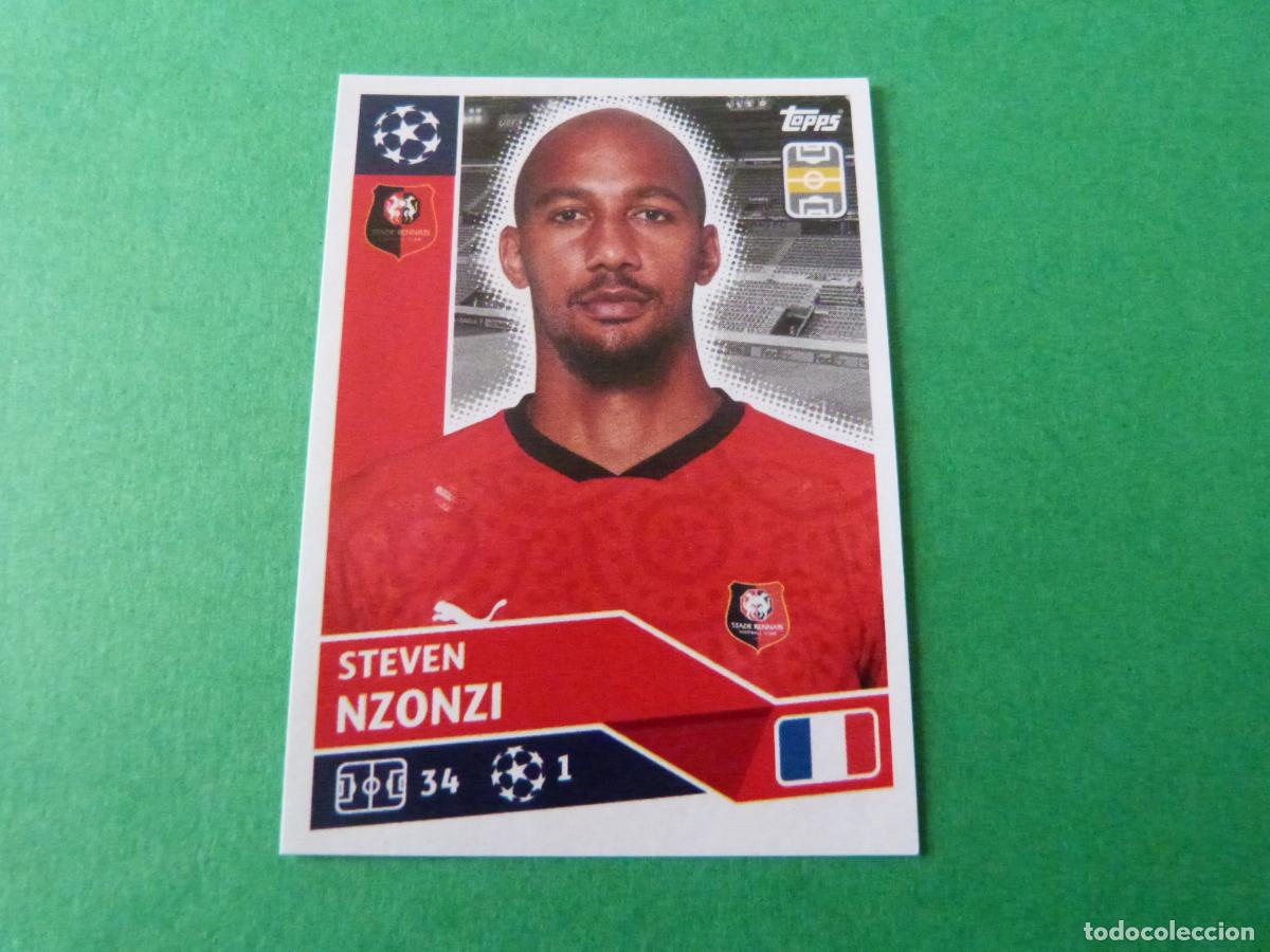 Cromos de F&uacute;tbol: CROMO FUTBOL NZONZI STADE RENNAIS F.C. SIN PEGAR N&ordm; 8 CHAMPIONS LEAGUE 2020-2021/20-21 TOPPS