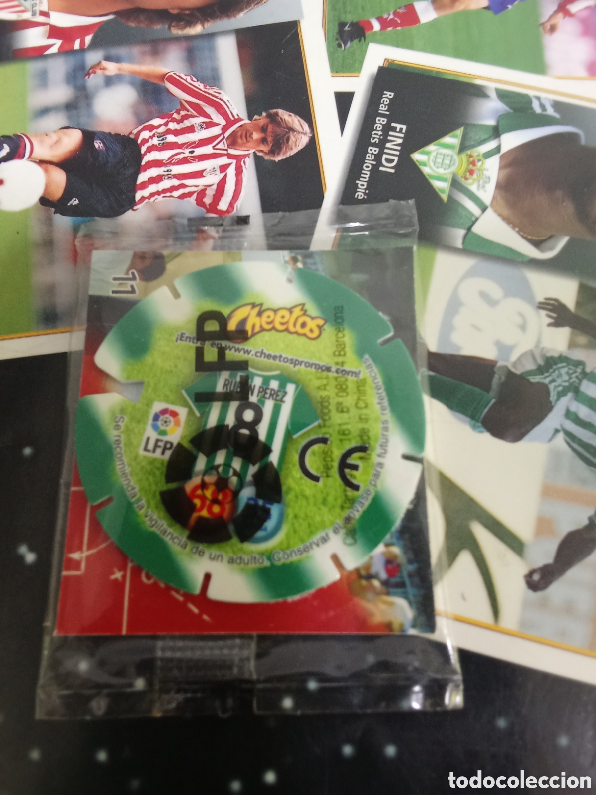 Cromos de F&uacute;tbol: N&ordm; 45 RUBEN PEREZ BETIS TAZO LIGA 2012-2013 MATULIGA 12-13 MATUTANO. NUEVO