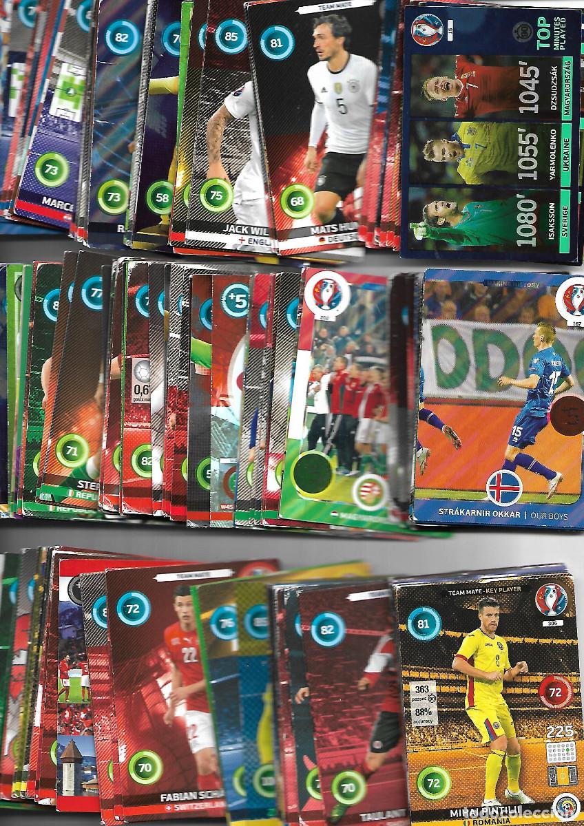 Cromos de F&uacute;tbol: BONITA COLECCION DE 145 FICHAS DE EURO 2016 FRANCIA TODOS DISTINTOS