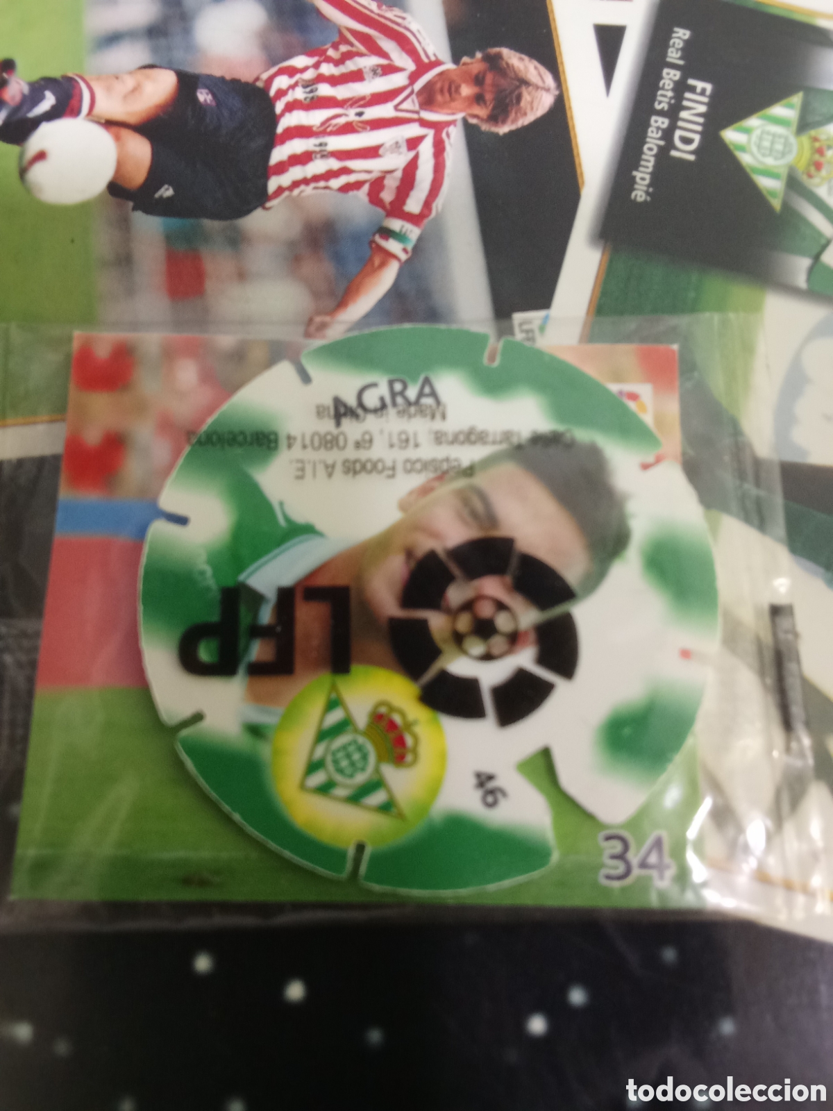 Cromos de F&uacute;tbol: N&ordm; 46 AGRA BETIS TAZO LIGA 2012-2013 MATULIGA 12-13 MATUTANO. NUEVO
