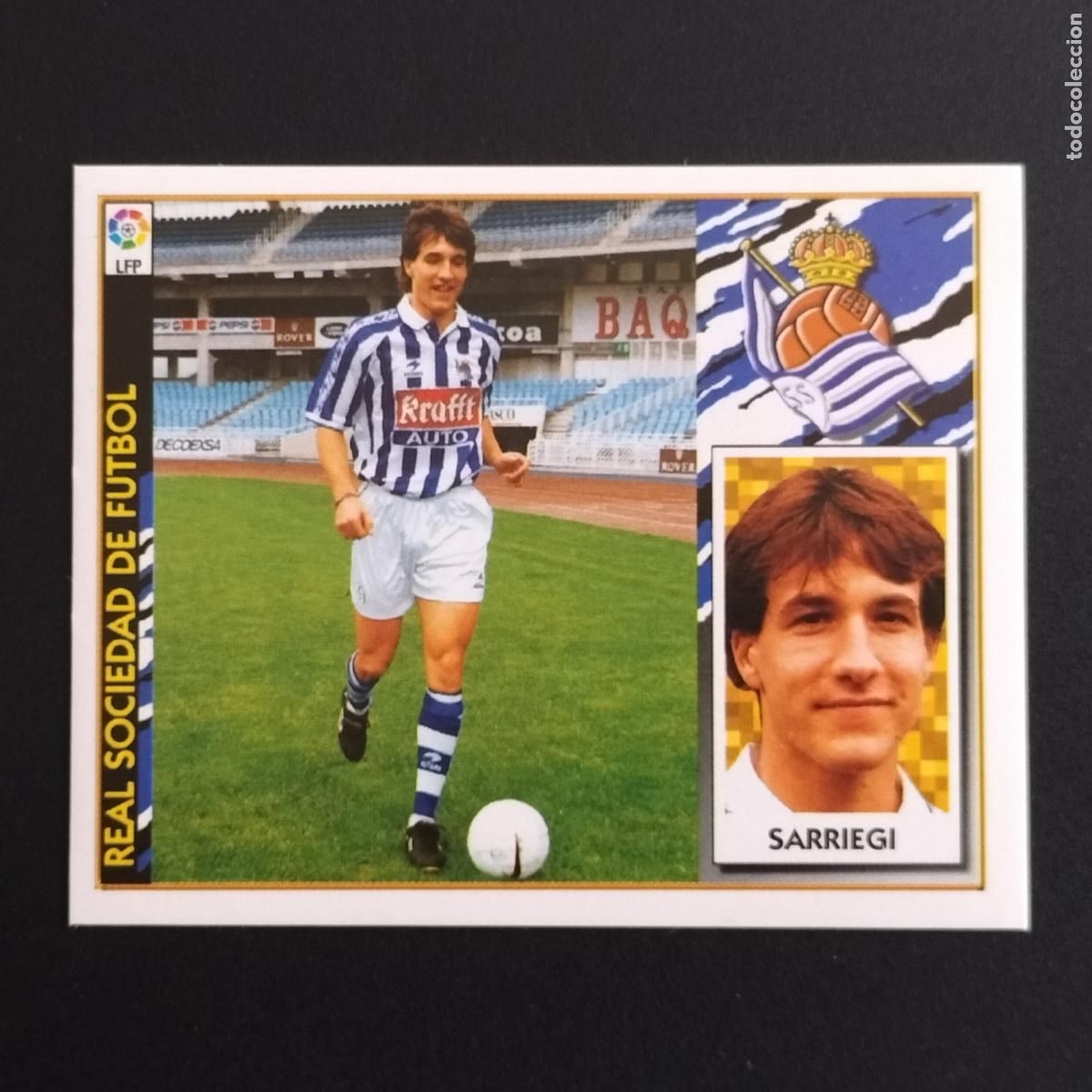 Cromos de F&uacute;tbol: CROMO FICHAJE 13 SARRIEGI REAL SOCIEDAD CROMOS ALBUM EDICIONES ESTE LIGA FUTBOL 1997-1998 97-98