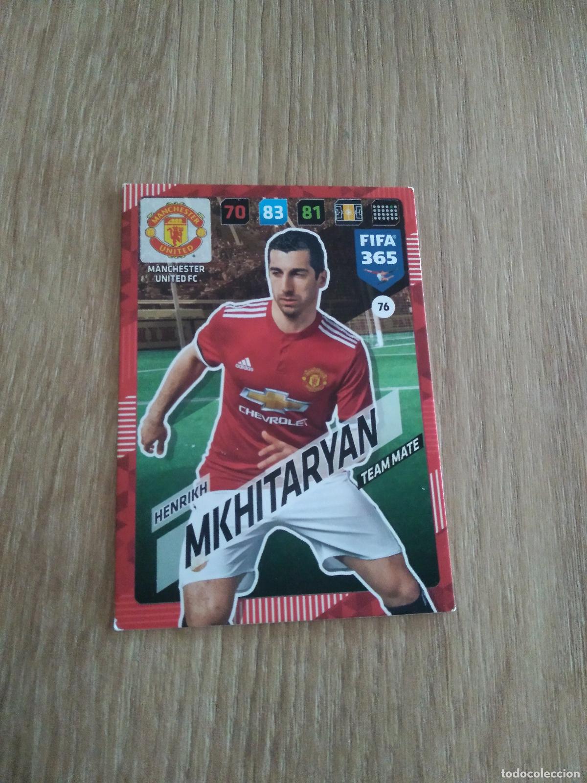 Cromos de F&uacute;tbol: 76 MKHITARYAN MANCHESTER UNITED CROMO FUTBOL PANINI ADRENALYN 17-18 FIFA 365 2017-2018