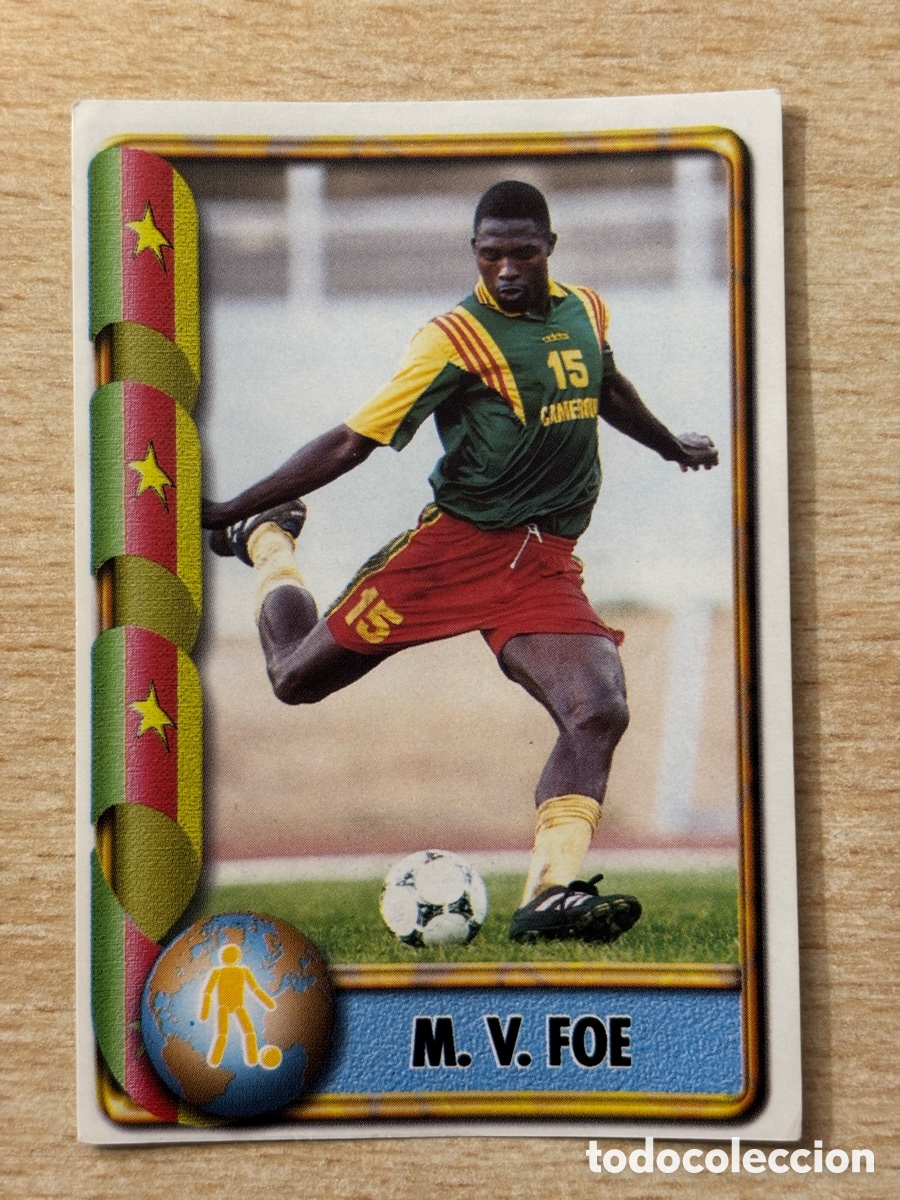 Cromos de F&uacute;tbol: # 131 M. V. Foe Camer&uacute;n Mundial Francia 98 Ediciones Estadio