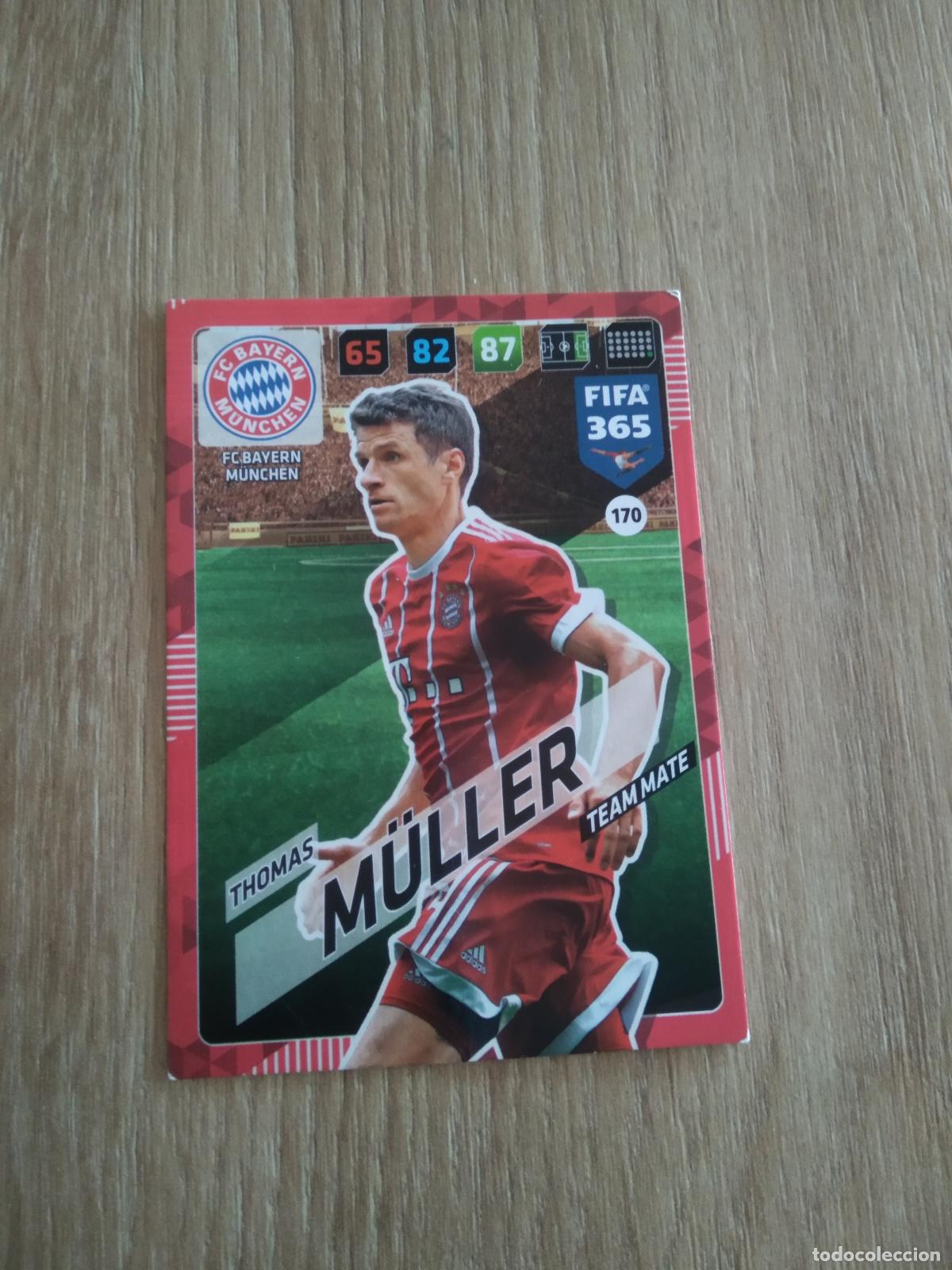 Cromos de F&uacute;tbol: 170 MULLER BAYERN MUNICH CROMO FUTBOL PANINI ADRENALYN 17-18 FIFA 365 2017-2018