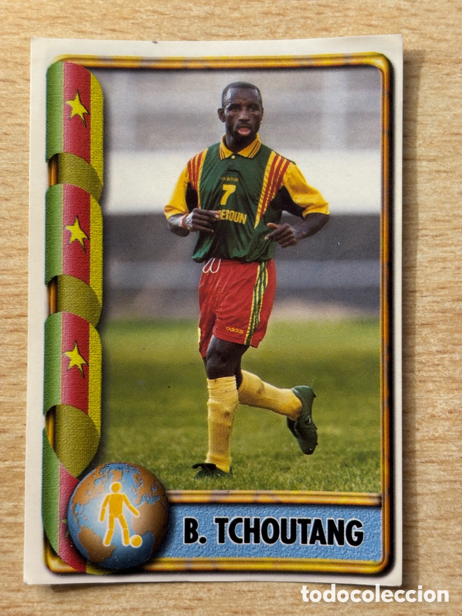 Cromos de F&uacute;tbol: # 130 Tchoutang Camer&uacute;n Mundial Francia 98 Ediciones Estadio