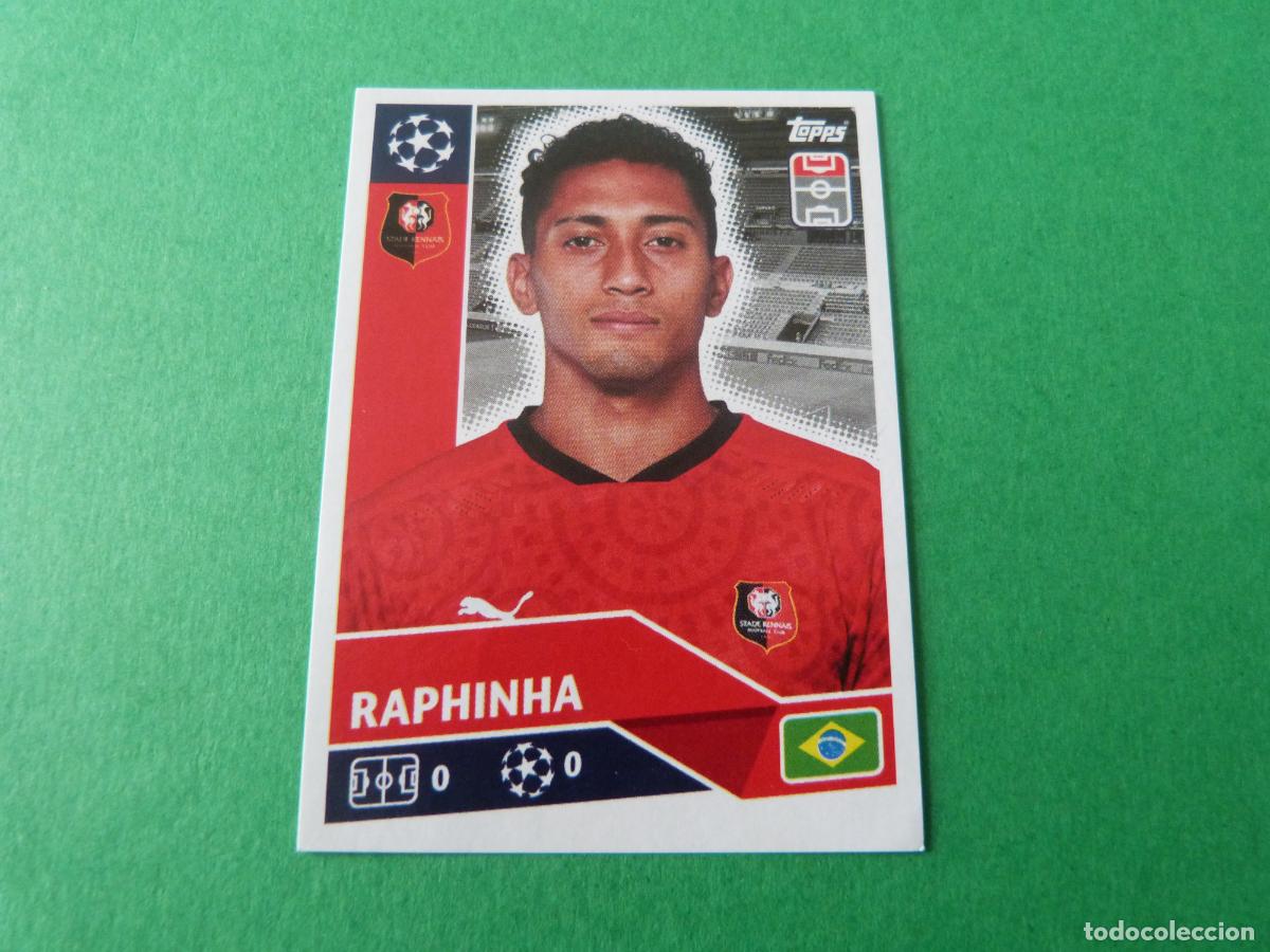 Cromos de F&uacute;tbol: CROMO FUTBOL RAPHINHA STADE RENNAIS F.C. SIN PEGAR N&ordm; 15 CHAMPIONS LEAGUE 2020-2021/20-21 TOPPS