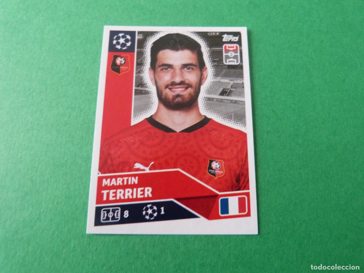 Cromos de F&uacute;tbol: CROMO FUTBOL TERRIER STADE RENNAIS F.C. SIN PEGAR N&ordm; 17 CHAMPIONS LEAGUE 2020-2021/20-21 TOPPS