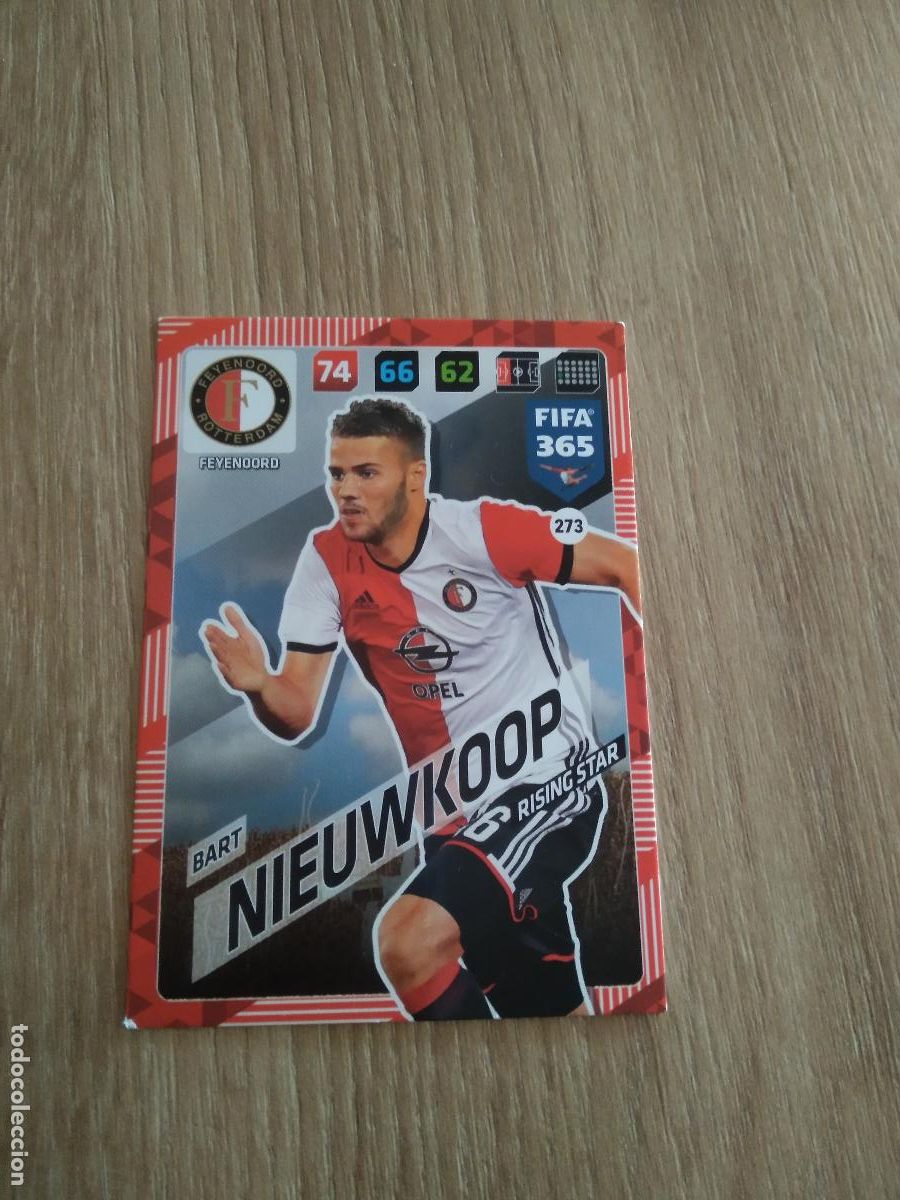 Cromos de F&uacute;tbol: 273 BART NIEUWKOOP FEYENOORD CROMO FUTBOL PANINI ADRENALYN 17-18 FIFA 365 2017-2018