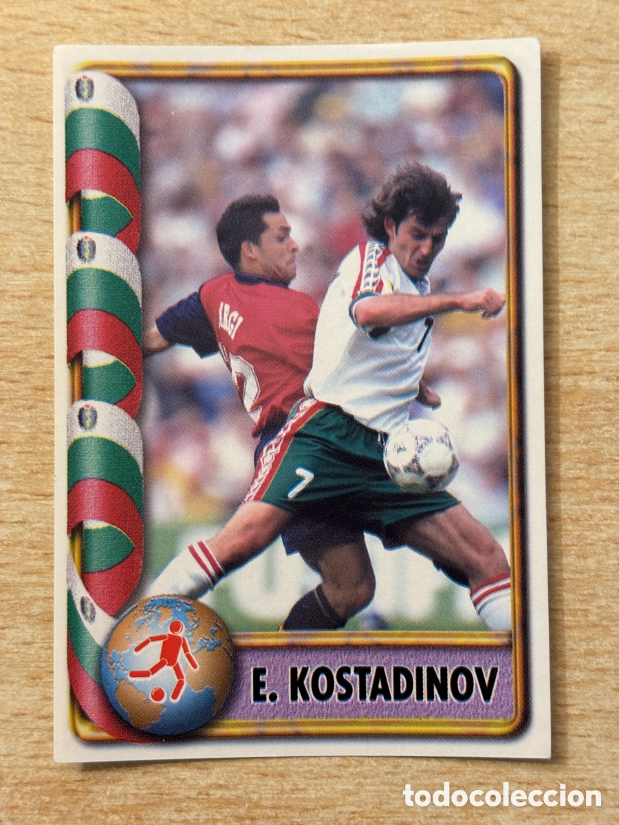 Cromos de F&uacute;tbol: # 120 Kostadinov Bulgaria Mundial Francia 98 Ediciones Estadio