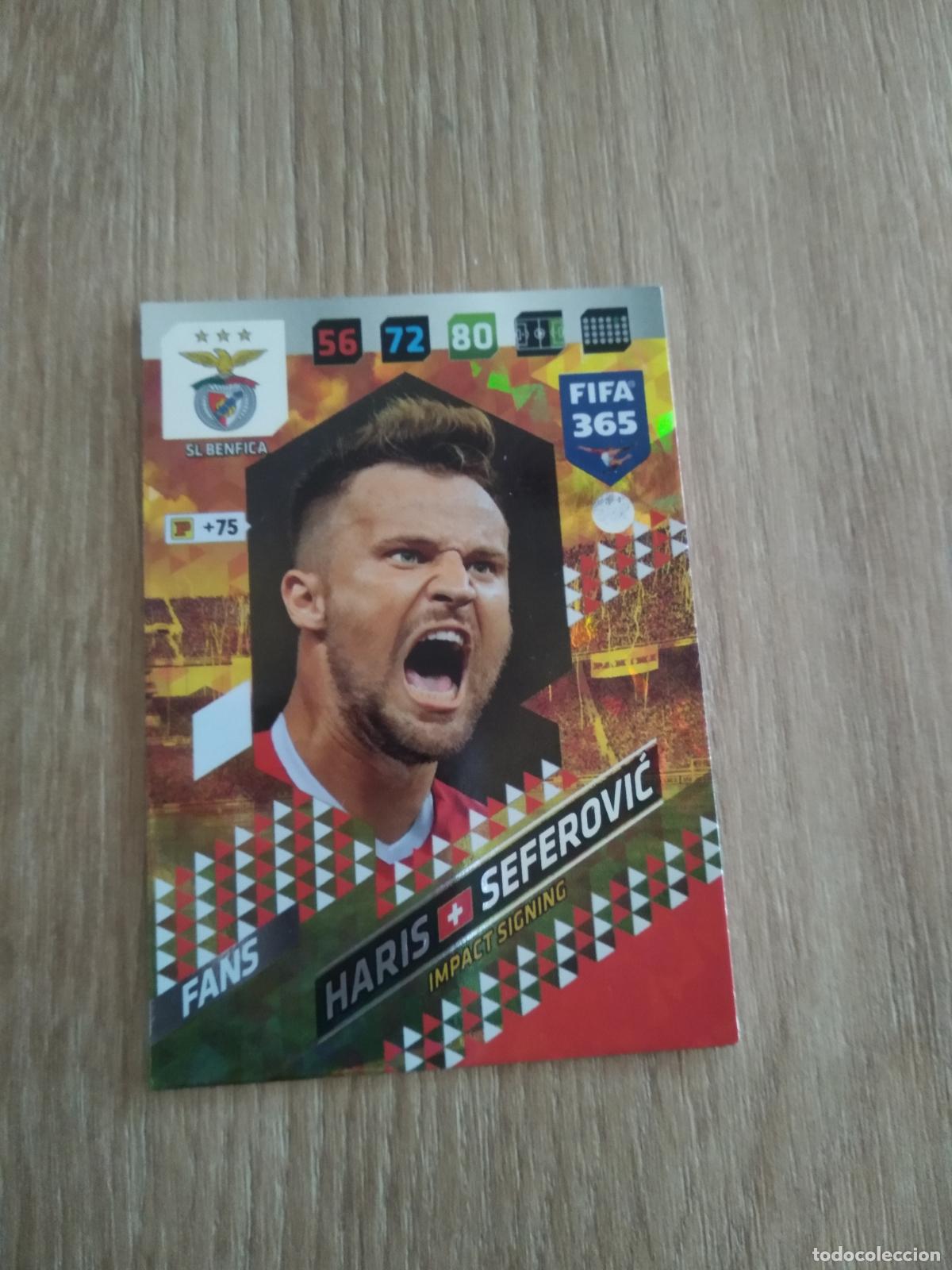 Cromos de F&uacute;tbol: 301 SEFEROVIC BENFICA CROMO FUTBOL PANINI ADRENALYN 17-18 FIFA 365 2017-2018