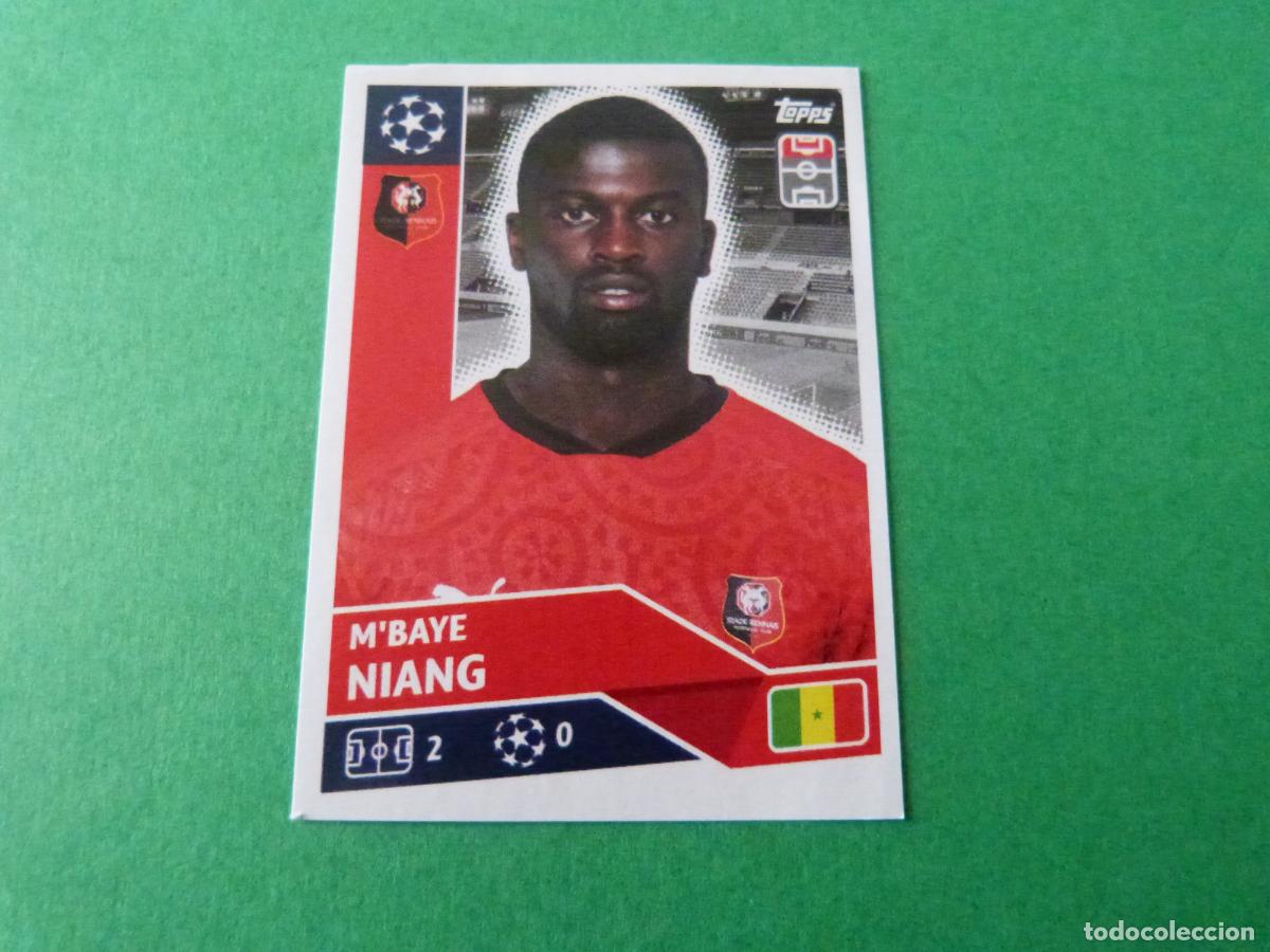 Cromos de F&uacute;tbol: CROMO FUTBOL NIANG STADE RENNAIS F.C. SIN PEGAR N&ordm; 18 CHAMPIONS LEAGUE 2020-2021/20-21 TOPPS