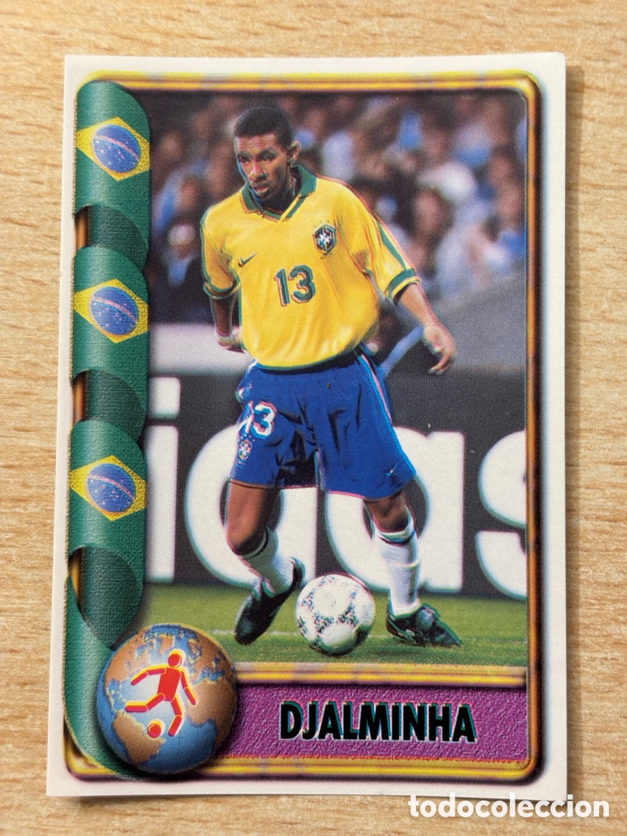 Cromos de F&uacute;tbol: # 102 Djalminha Brasil Mundial Francia 98 Ediciones Estadio