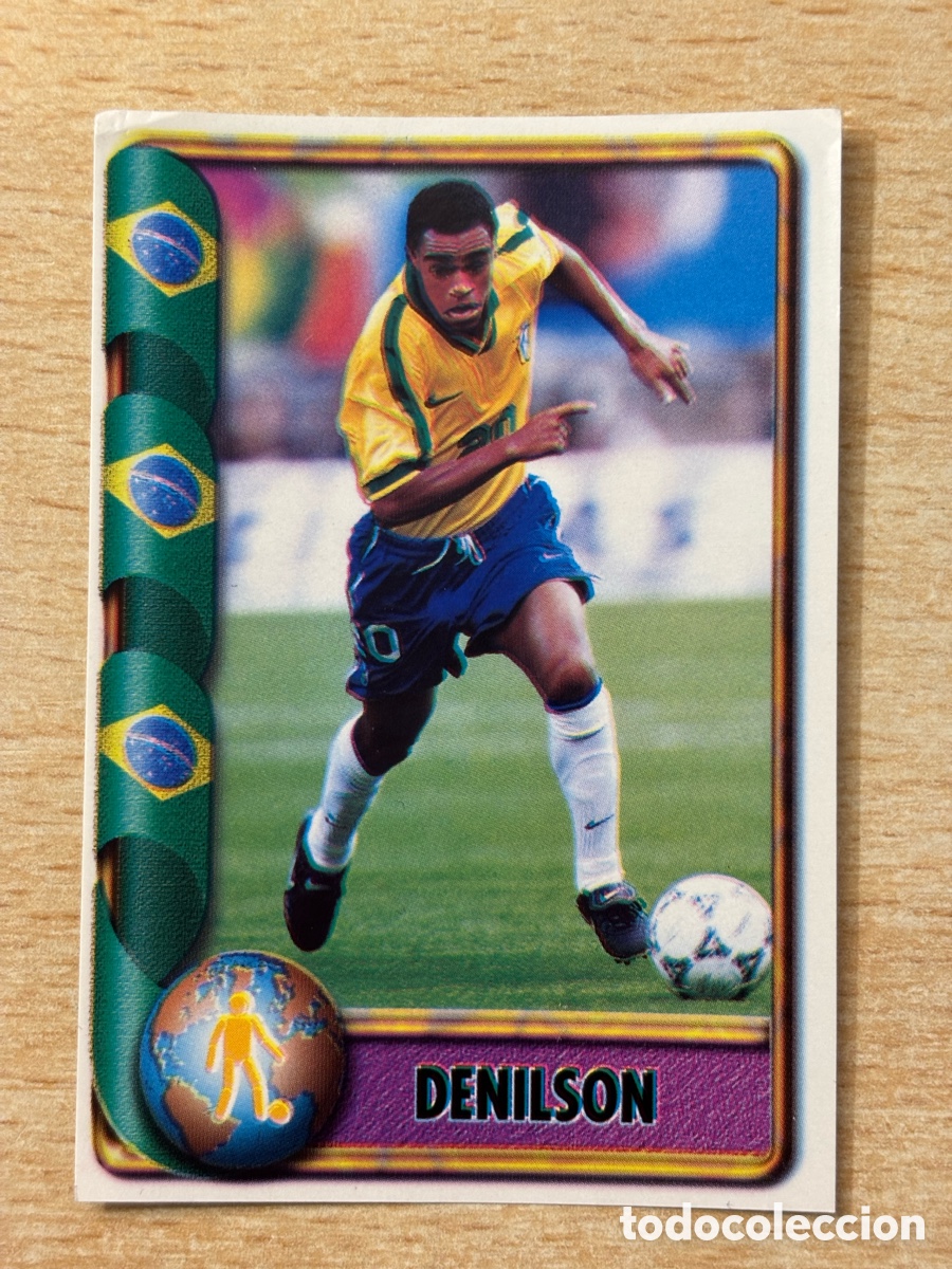 Cromos de F&uacute;tbol: # 101 Denilson Brasil Mundial Francia 98 Ediciones Estadio