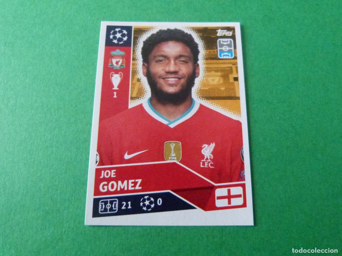 Cromos de F&uacute;tbol: CROMO FUTBOL GOMEZ LIVERPOOL SIN PEGAR N&ordm; 5 CHAMPIONS LEAGUE 2020-2021/20-21 TOPPS