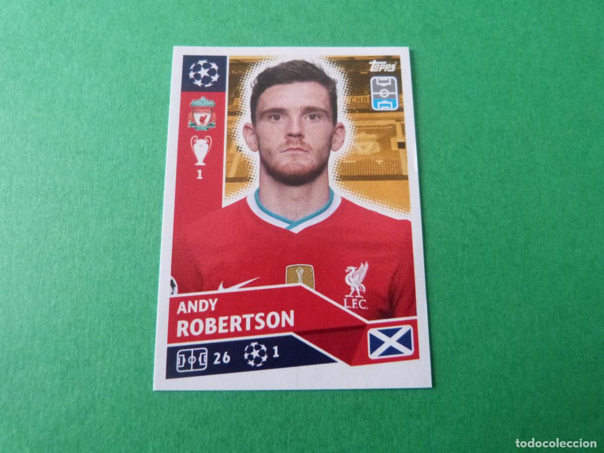 Cromos de F&uacute;tbol: CROMO FUTBOL ROBERTSON LIVERPOOL SIN PEGAR N&ordm; 7 CHAMPIONS LEAGUE 2020-2021/20-21 TOPPS