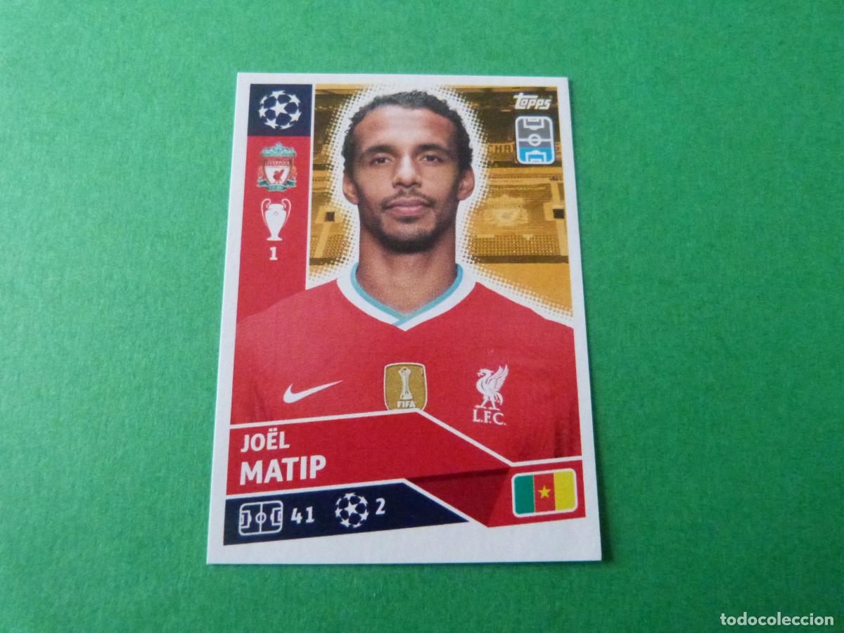 Cromos de F&uacute;tbol: CROMO FUTBOL MATIP LIVERPOOL SIN PEGAR N&ordm; 8 CHAMPIONS LEAGUE 2020-2021/20-21 TOPPS