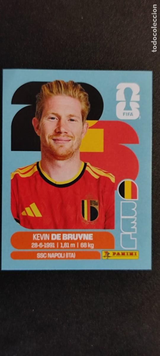 Cromos de F&uacute;tbol: FIFA WORLD CUP 2026 STICKER DE BRUYNE BELGICA # BEL15 PANINI