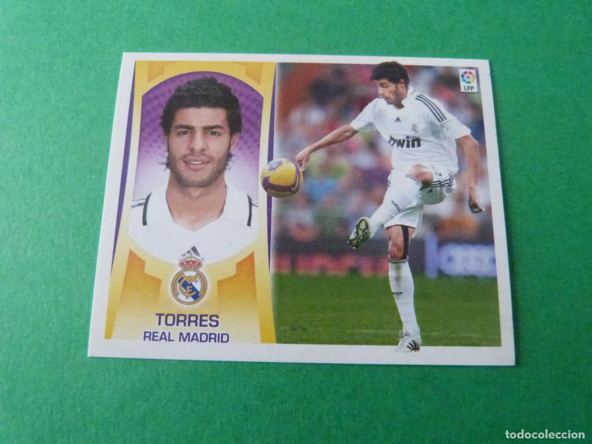 Cromos de F&uacute;tbol: CROMO FUTBOL TORRES REAL MADRID SIN PEGAR N&ordm; 6 A LIGA ESTE 2009-2010/09-10