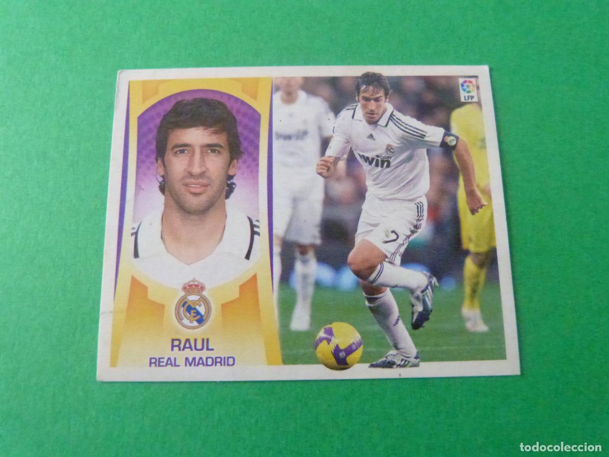Cromos de F&uacute;tbol: CROMO FUTBOL RAUL REAL MADRID SIN PEGAR N&ordm; 14 LIGA ESTE 2009-2010/09-10