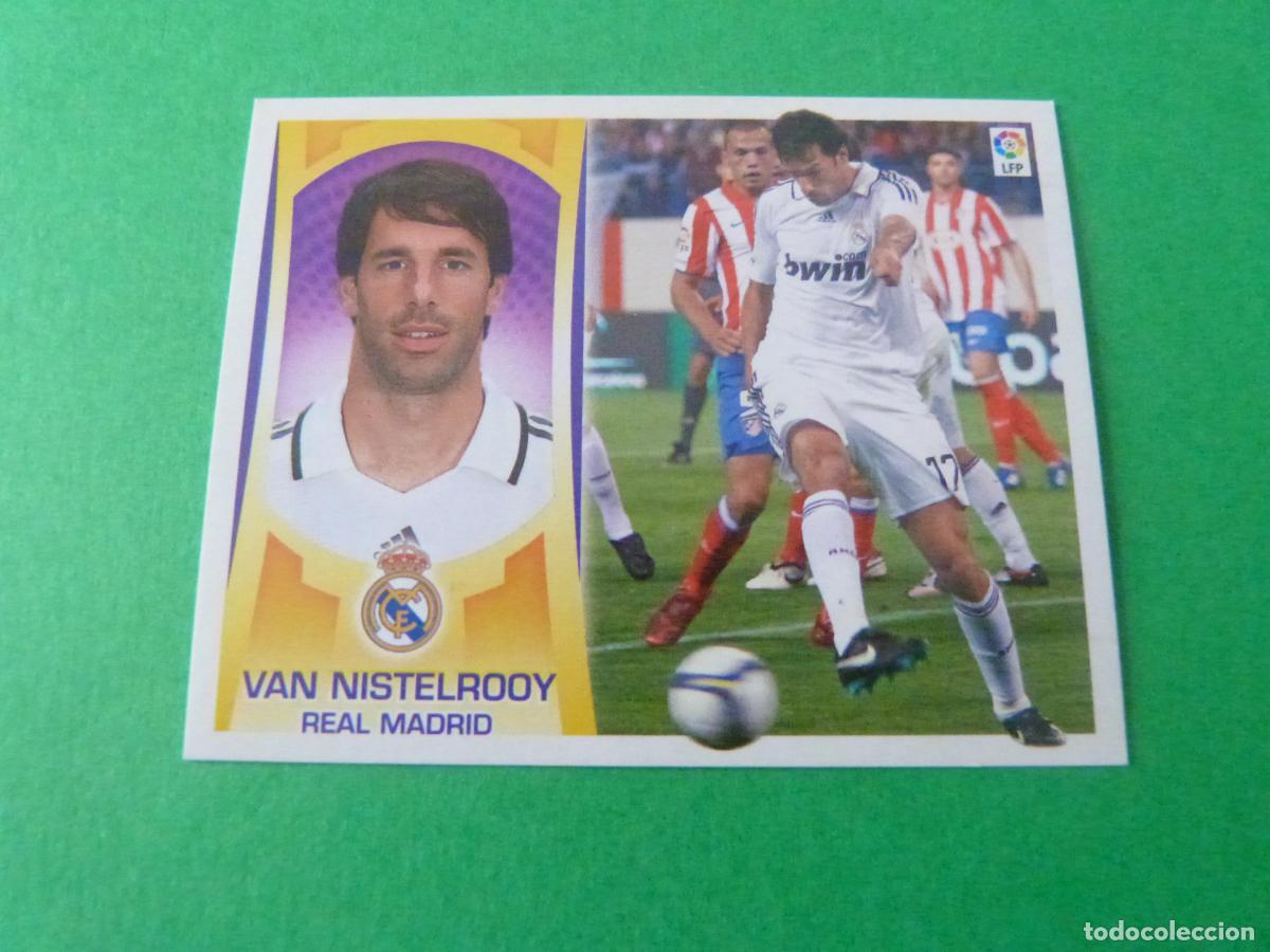 Cromos de F&uacute;tbol: CROMO FUTBOL VAN NISTELROOY REAL MADRID SIN PEGAR N&ordm; 15 B LIGA ESTE 2009-2010/09-10