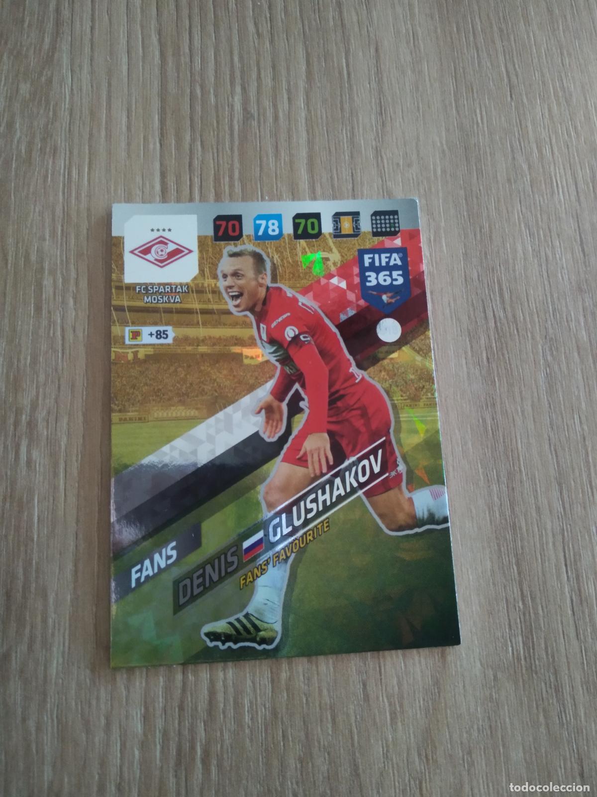 Cromos de F&uacute;tbol: 318 GLUSHAKOV SPARTAK MOSCU CROMO FUTBOL PANINI ADRENALYN 17-18 FIFA 365 2017-2018
