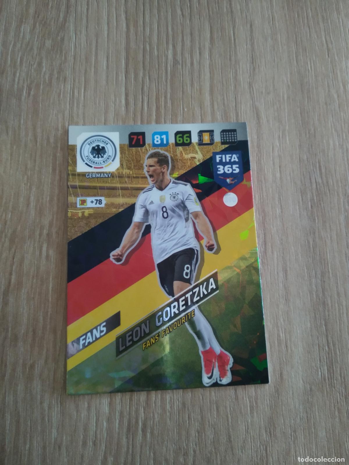 Cromos de F&uacute;tbol: 390 GORETZKA ALEMANIA CROMO FUTBOL PANINI ADRENALYN 17-18 FIFA 365 2017-2018