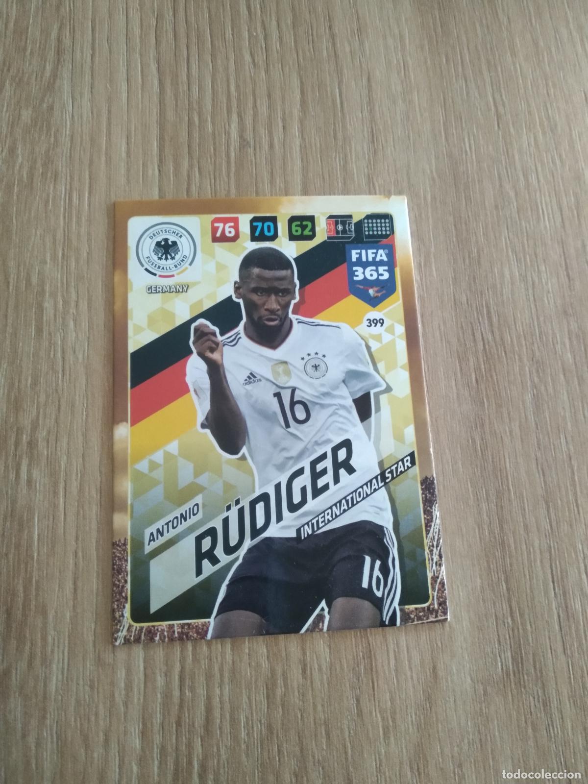 Cromos de F&uacute;tbol: 399 RUDIGER ALEMANIA CROMO FUTBOL PANINI ADRENALYN 17-18 FIFA 365 2017-2018