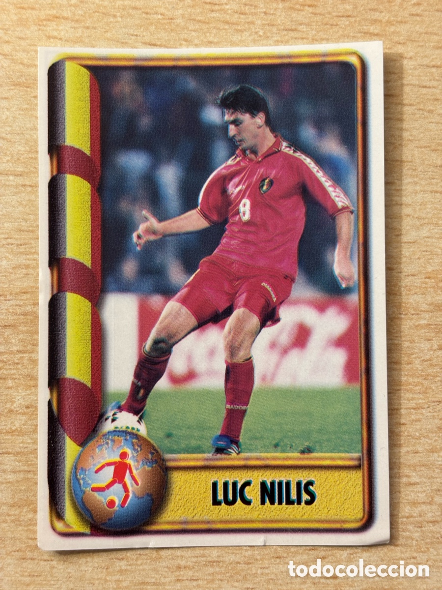 Cromos de F&uacute;tbol: # 88 Luc Nilis B&eacute;lgica Mundial Francia 98 Ediciones Estadio