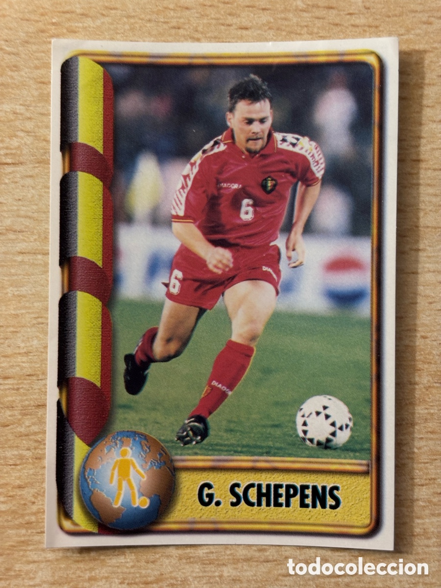 Cromos de F&uacute;tbol: # 83 Schepens B&eacute;lgica Mundial Francia 98 Ediciones Estadio