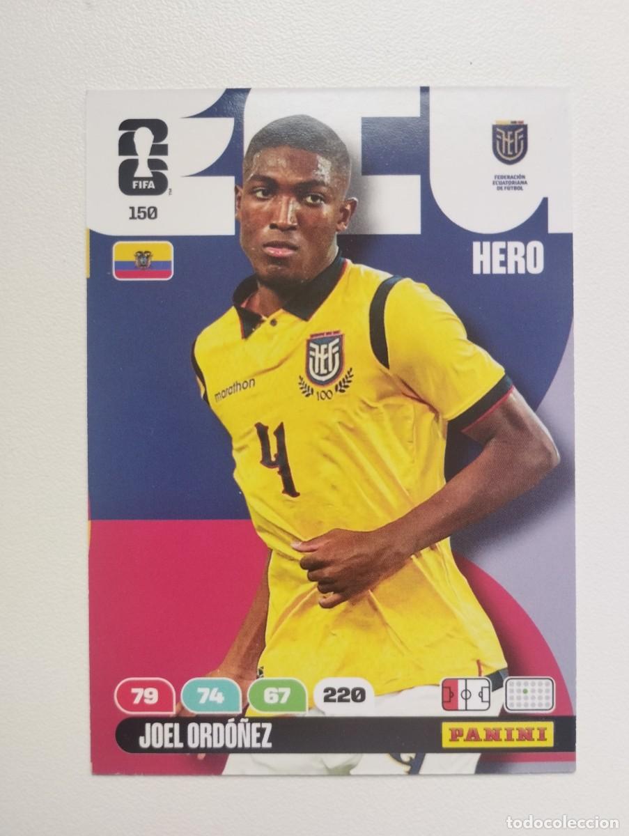 Cromos de F&uacute;tbol: CROMO CARD ADRENALYN MUNDIAL WORLD CUP 2026 HERO 150 JOEL ORDO&Ntilde;EZ ECUADOR