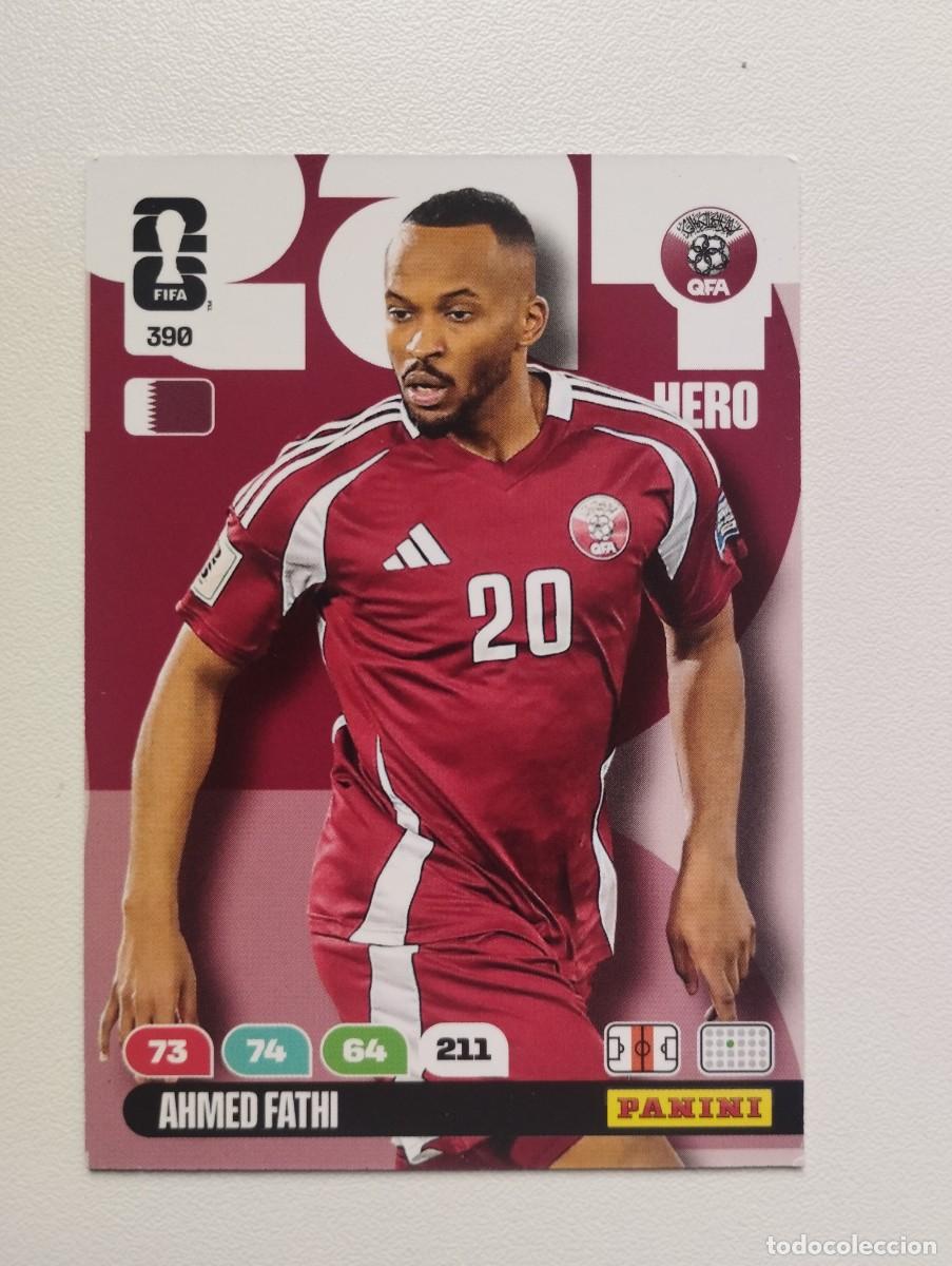 Cromos de F&uacute;tbol: CROMO CARD ADRENALYN MUNDIAL WORLD CUP 2026 HERO 390 AHMED FATHI QATAR