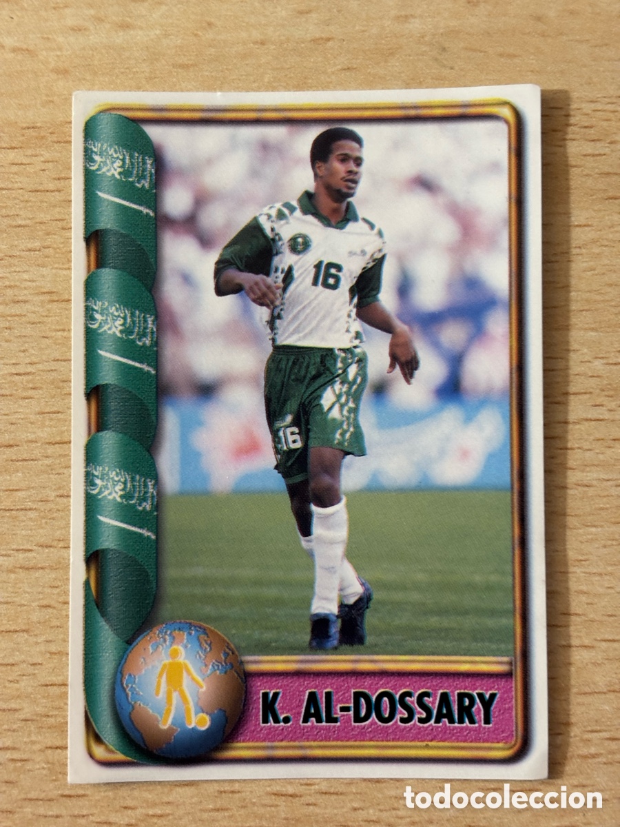 Cromos de F&uacute;tbol: # 36 Al-Dossary Arabia Saud&iacute; Mundial Francia 98 Ediciones Estadio