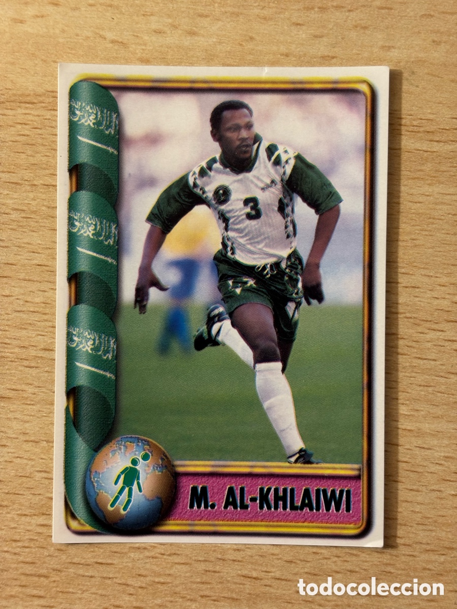 Cromos de F&uacute;tbol: # 31 Al-Khlaiwi Arabia Saud&iacute; Mundial Francia 98 Ediciones Estadio