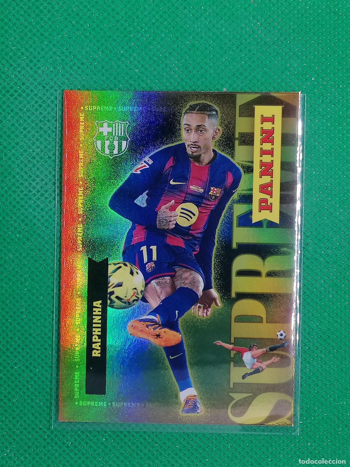 Cromos de F&uacute;tbol: S2 RAPHINHA SUPREME ⚽ PANINI CLUB BARCELONA CARD 25 26 2025 2026 ⚽
