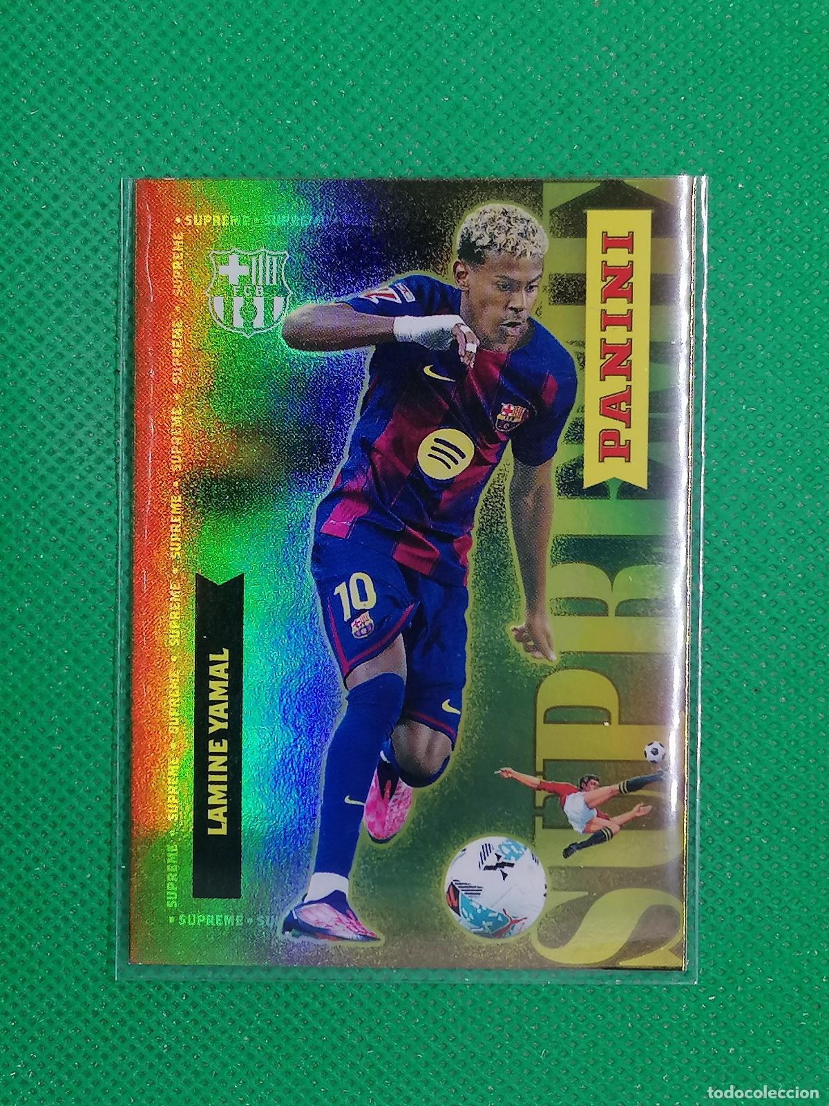 Cromos de F&uacute;tbol: S3 LAMINE YAMAL SUPREME ⚽ PANINI CLUB BARCELONA CARD 25 26 2025 2026 ⚽