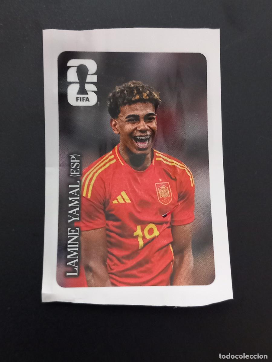 Cromos de F&uacute;tbol: LAMINE YAMAL (ESPA&Ntilde;A) CROMO PANINI PROMOCION COCA COLA - MUNDIAL 2026 26