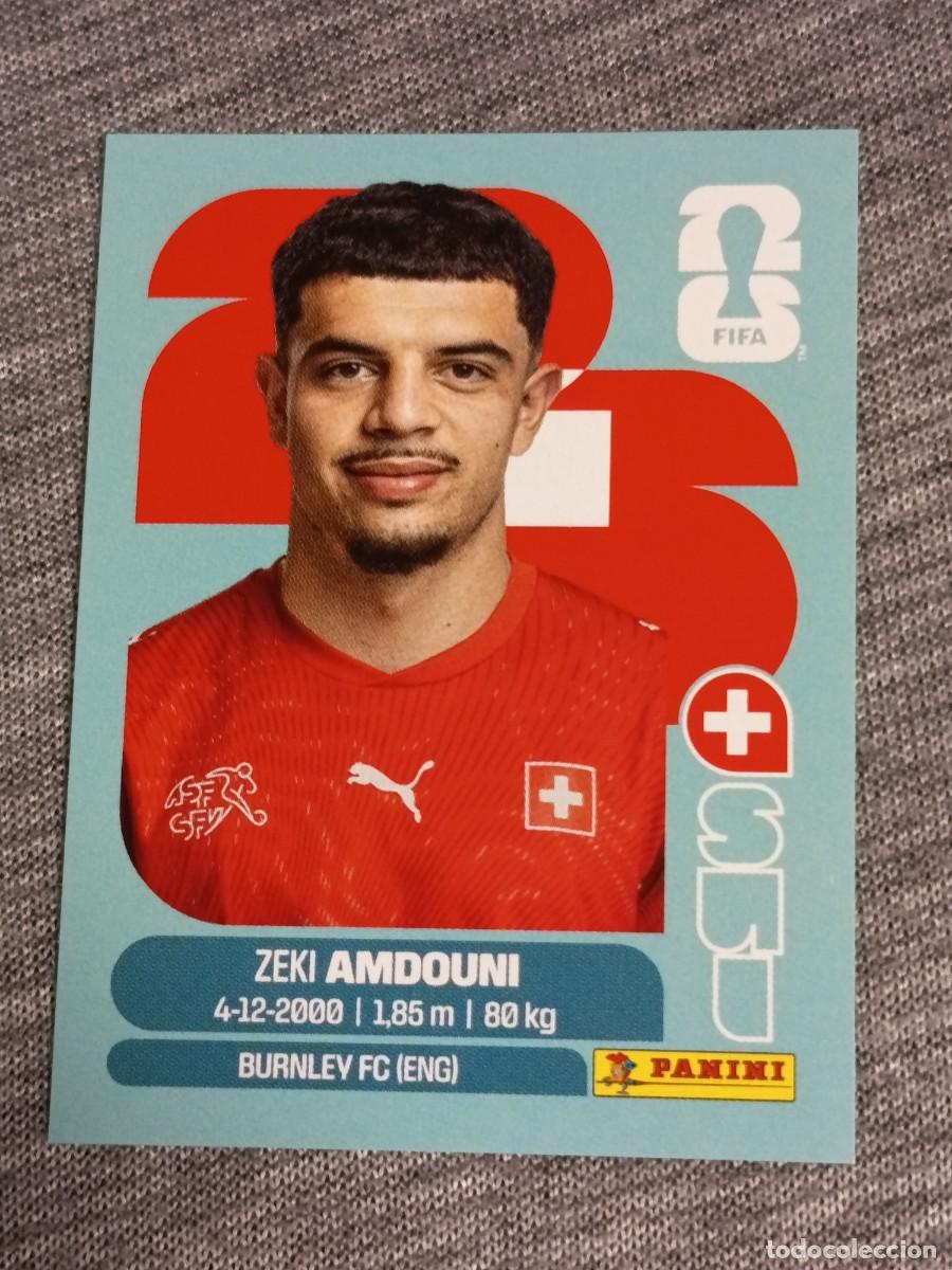 Cromos de F&uacute;tbol: AMDOUNI SUI 20 STICKER MUNDIAL 2026 PANINI FIFA WORLD CUP NUEVO