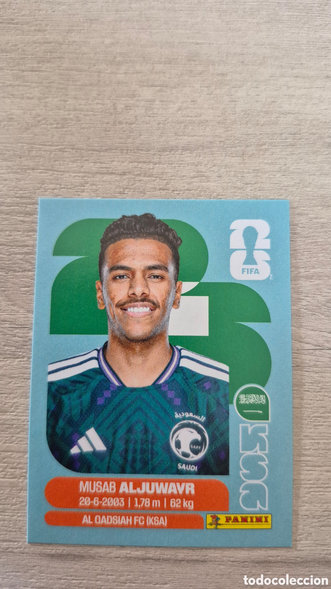 Cromos de F&uacute;tbol: KSA9 Aljuwayr FIFA World Cup 2026
