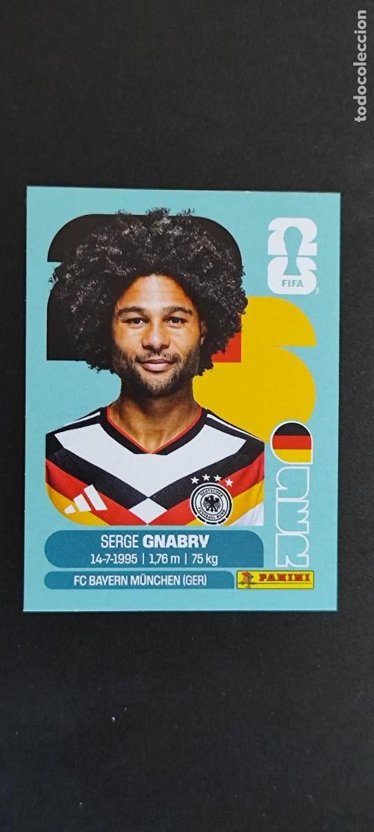 Cromos de F&uacute;tbol: FIFA WORLD CUP 2026 STICKER GNABRY ALEMANIA # GER16 PANINI