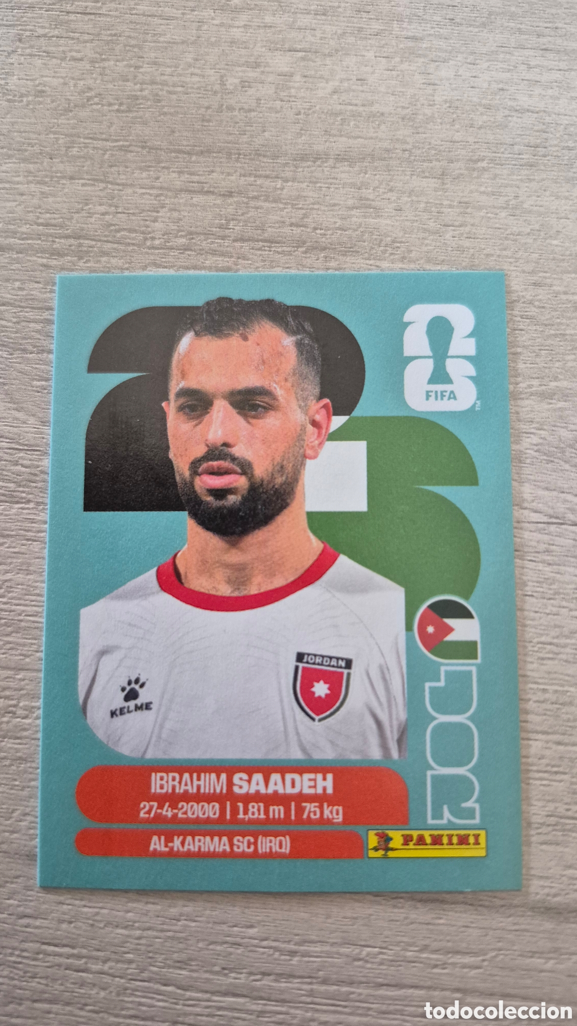 Cromos de F&uacute;tbol: JOR9 Saadeh FIFA World Cup 2026