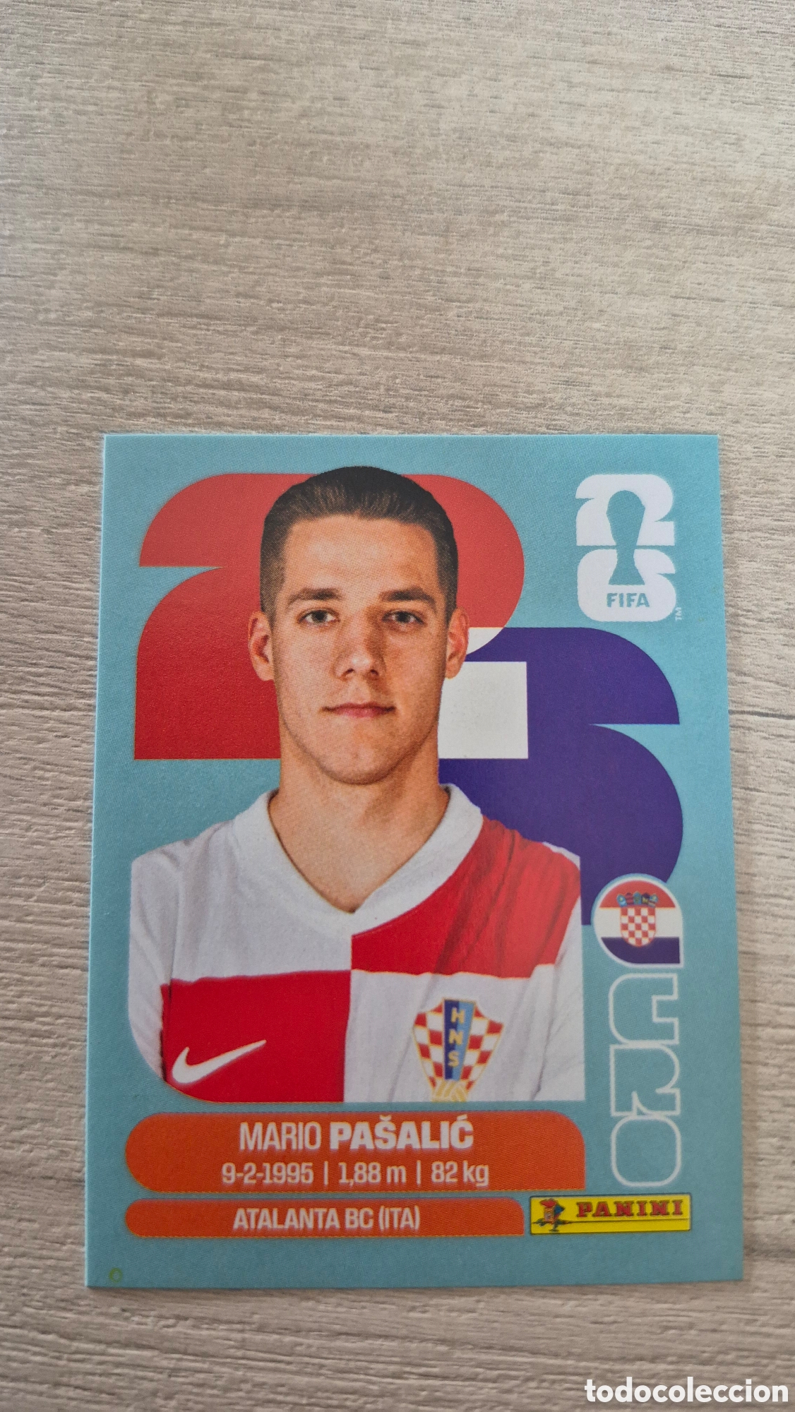 Cromos de F&uacute;tbol: CRO14 Pa&scaron;alić FIFA World Cup 2026